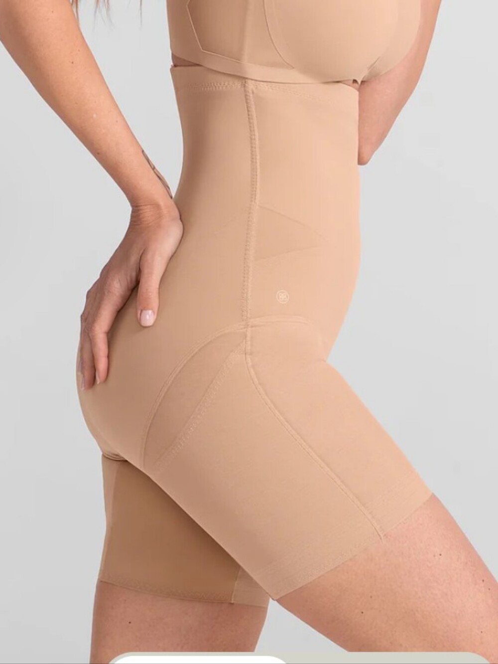 Honeylove SuperPower High Compression Sculpt Short Breathable Nude sz M.